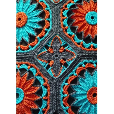 Crocheted Daisy Afghan