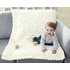 Criss Cross Baby Blanket in Bernat Alize Blanket-EZ - Downloadable PDF