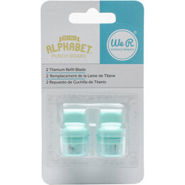 We R Memory Keepers Mini Alphabet Punch Board Blade Refill 2/Pkg - For 663004 & 660248