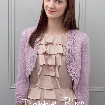 Shrug and Lace Edged Bolero in Debbie Bliss Andes