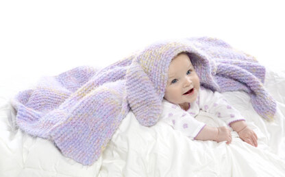 Snuggle Bunny Blanket in Premier Yarns Gelato - Downloadable PDF