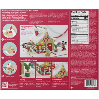 Wilton Disney Mickey Mouse and Friends Holiday House Cookie Kit