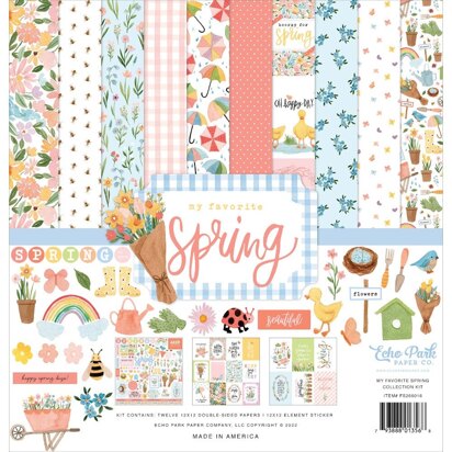 Echo Park Paper My Favorite Spring Collection Kit