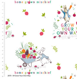 "Home Grown Hoppiness Peter Rabbit" von Craft Cotton Company - Grow Your Own Way