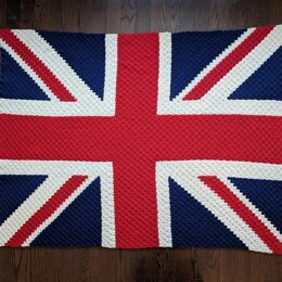 Union Jack C2C Blanket
