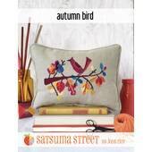 Satsuma Street Autumn Bird Cross Stitch Chart -  Leaflet