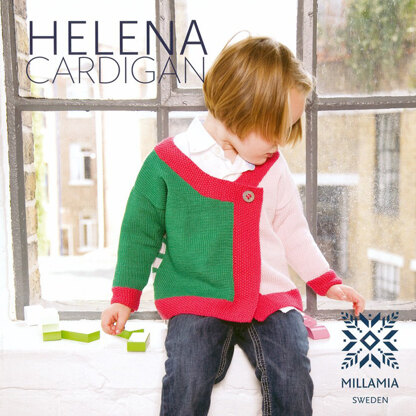 Girls' Helena Cardigan in MillaMia Naturally Soft Merino