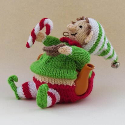 Stuffed Christmas Elf Tea Cosy