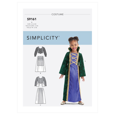 Simplicity Children's Witch Costumes S9161 - Sewing Pattern