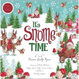 Craft Consortium It's Snome Time Paper Pad - 6in x 6in