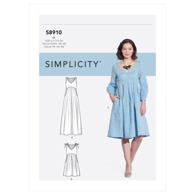 Simplicity Misses' Dress S8910 - Sewing Pattern