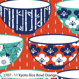 Craft Cotton Company Kyoto - Kyoto Rice Bowl Orange