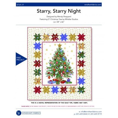 Windham Fabrics Starry, Starry Night - Downloadable PDF