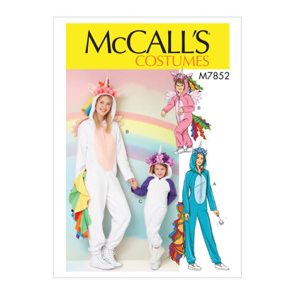 McCall's Miss/Children's/Girls' Costume M7852 - Sewing Pattern