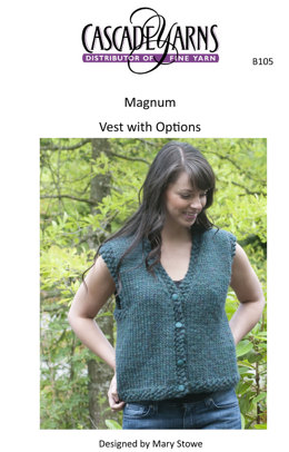 Vest with Options in Cascade Magnum - B105