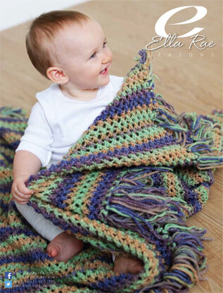 Baby Blanket in Ella Rae Seasons - ER15-02 - Downloadable PDF