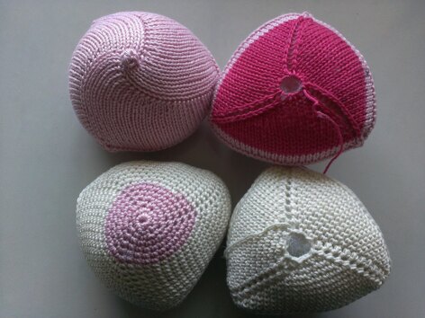 Bottoms Up Knockers for Knitted Knockers