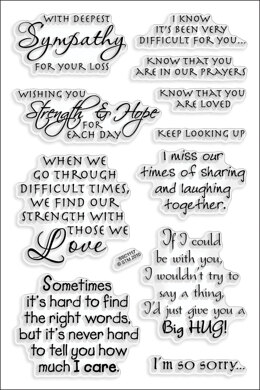 Stampendous Perfectly Clear Stamps - Sincere Sentiments