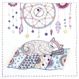 Un Chat Dans L'Aiguille Hush! I Meditate Embroidery Kit