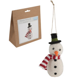 Trimits Snowman Decoration Needle Felting Kit