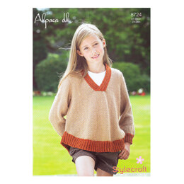 Sweater in Stylecraft Alpaca DK - 8724 - Leaflet