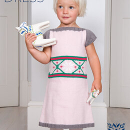 "Emilia Dress" - Dress Knitting Pattern in MillaMia Naturally Soft Merino
