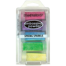 Stampendous Embossing Powder 5/Pkg .9oz - Spring Sparkle