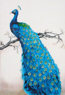 Diamond Dotz Blue Peacock Diamond Painting Kit