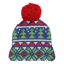 Klart Christmas Trees Hat Cross Stitch Kit