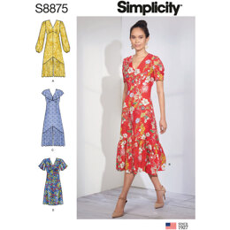 Simplicity S8875 Misses Dresses - Sewing Pattern