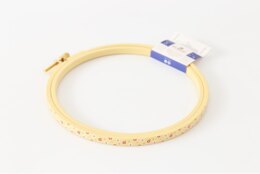 DMC - 6 inch Round Painted Embroidery Hoop - Yellow (MP001-155)