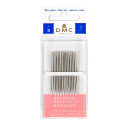 DMC 16 Embroidery Needles (Size 5)
