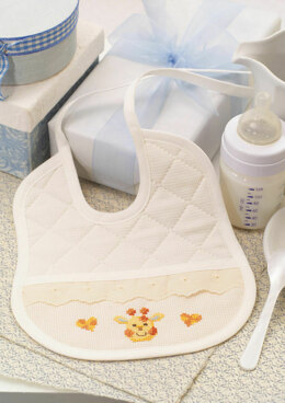 Made with Love - Baby Bib with Giraffe in Anchor - Downloadable PDF