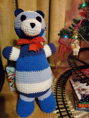 Blanket Yarn Teddy Bear