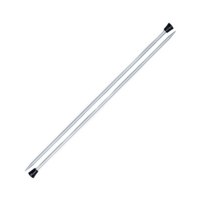 KnitPro Basix Aluminum Single Point Needles 25cm