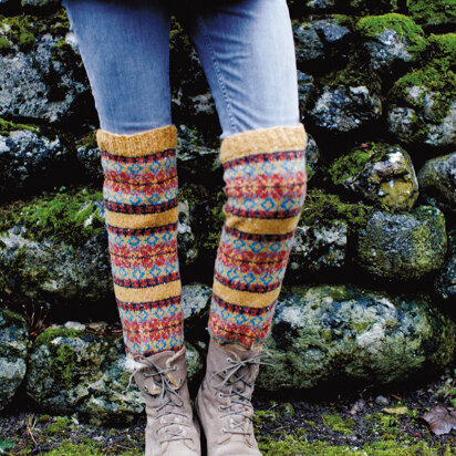 Skiddaw Boot Toppers in Rowan Valley Tweed - ZB254-00008 - Downloadable PDF