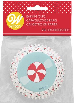 Wilton Winter Candy Swirl Cupcake Liners, 75-Count