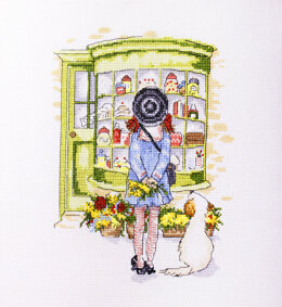 Creative World of Crafts The Old Sweet Shop Cross Stitch Kit