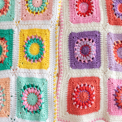 Blossom Baby Blanket in Yarn and Colors Epic - YAC100148 - Downloadable PDF
