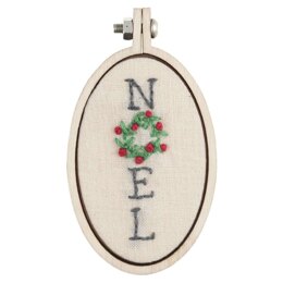 Groves Frame: Mini Embroidery Hoop: Oval: 40 x 60mm - Pack of 3