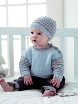 Bo Peep Puddles Sweater & Hat in West Yorkshire Spinners - DBP0107 - Downloadable PDF