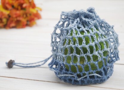 Crochet Pocket Market Bag