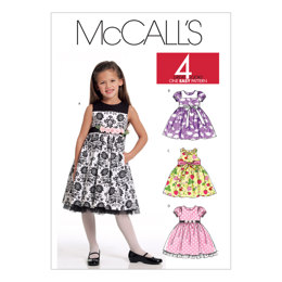 McCall's Children's/Girls' Lined Dresses M5793 - Sewing Pattern