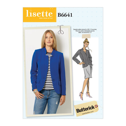Butterick Misses' Jacket B6641 - Sewing Pattern