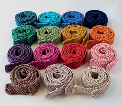 Knitted Tie in Sirdar Cotton DK