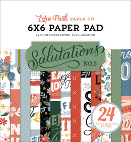 Echo Park Paper Salutations No. 2 6x6 Paper Pad