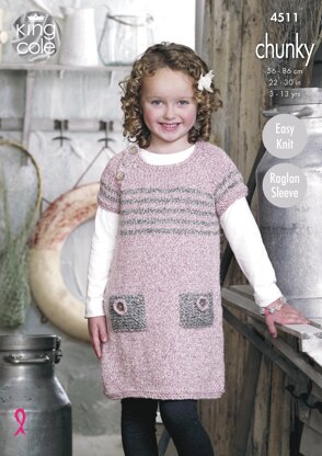 Tunic and Sweater in King Cole Chunky - 4511 - Downloadable PDF