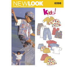 New Look Child Separates 6398 - Paper Pattern, Size A (2-3-4-5-6-7)