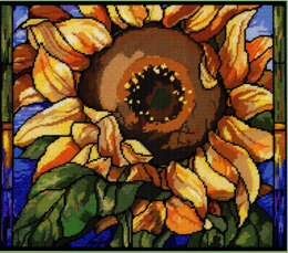 Stained Glass Sunflowers - PDF
