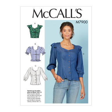 McCall's Misses' Tops M7900 - Sewing Pattern